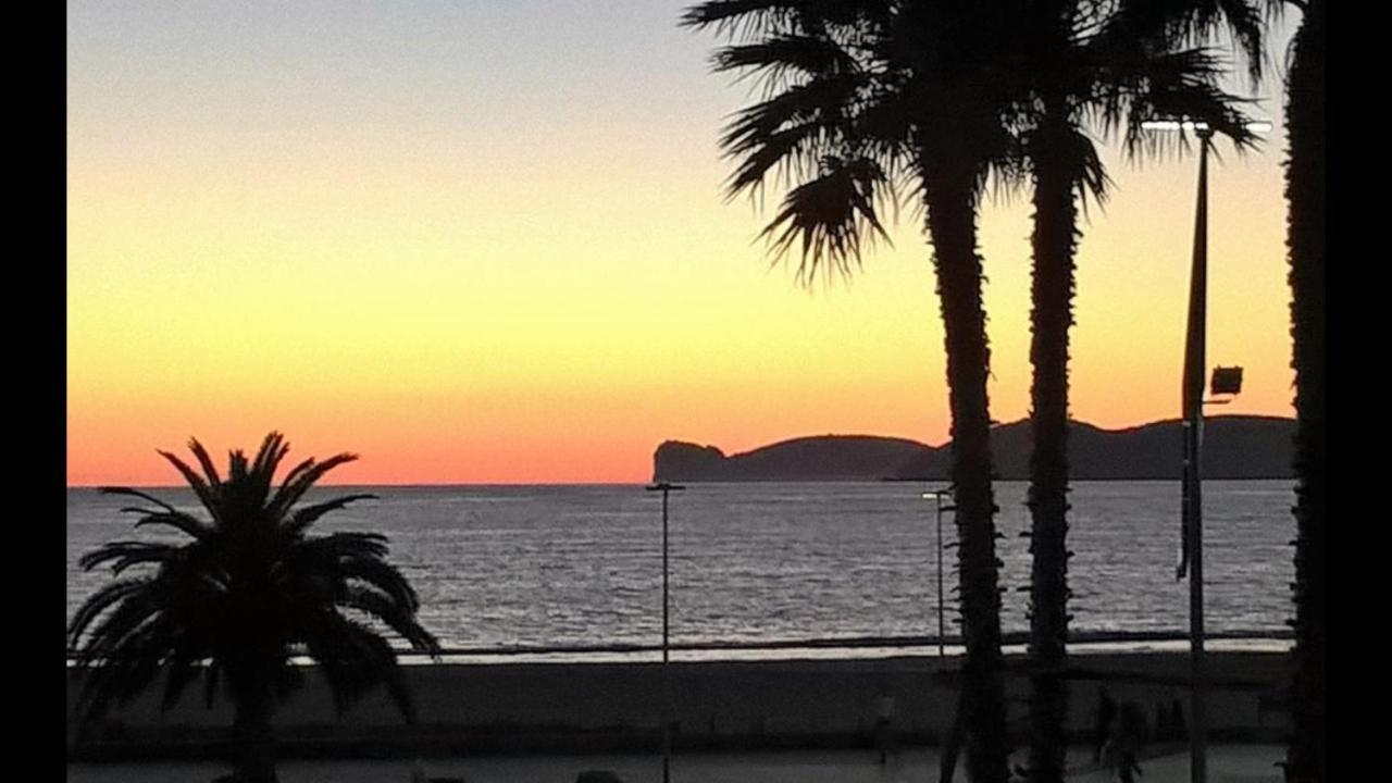 Orange Sunset, Seaview & Beach Front Alghero Exteriör bild