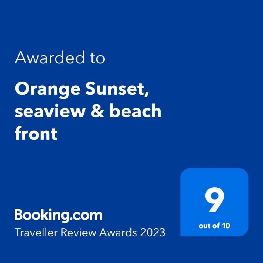 Orange Sunset, Seaview & Beach Front Alghero Exteriör bild